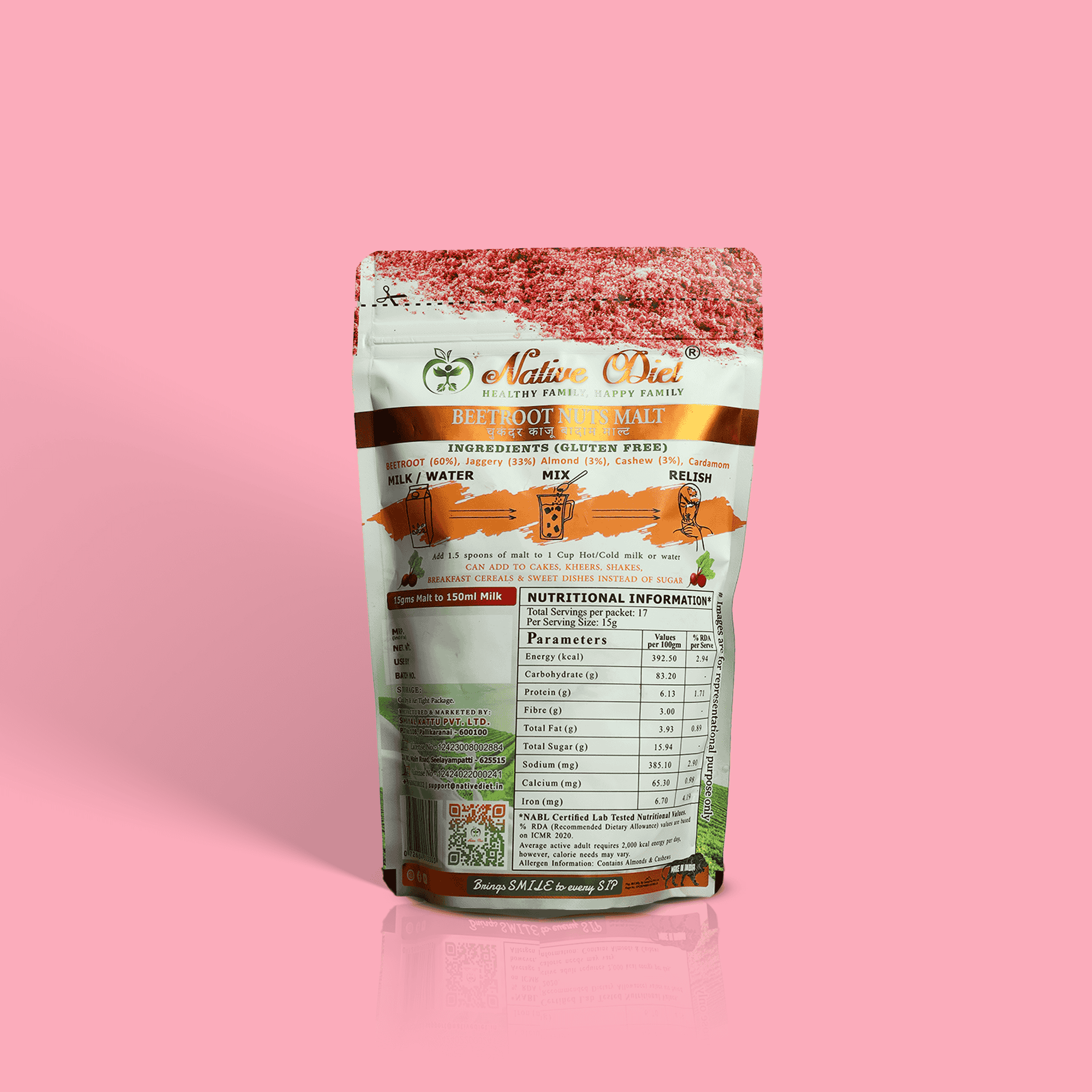 Beetroot Nuts Malt