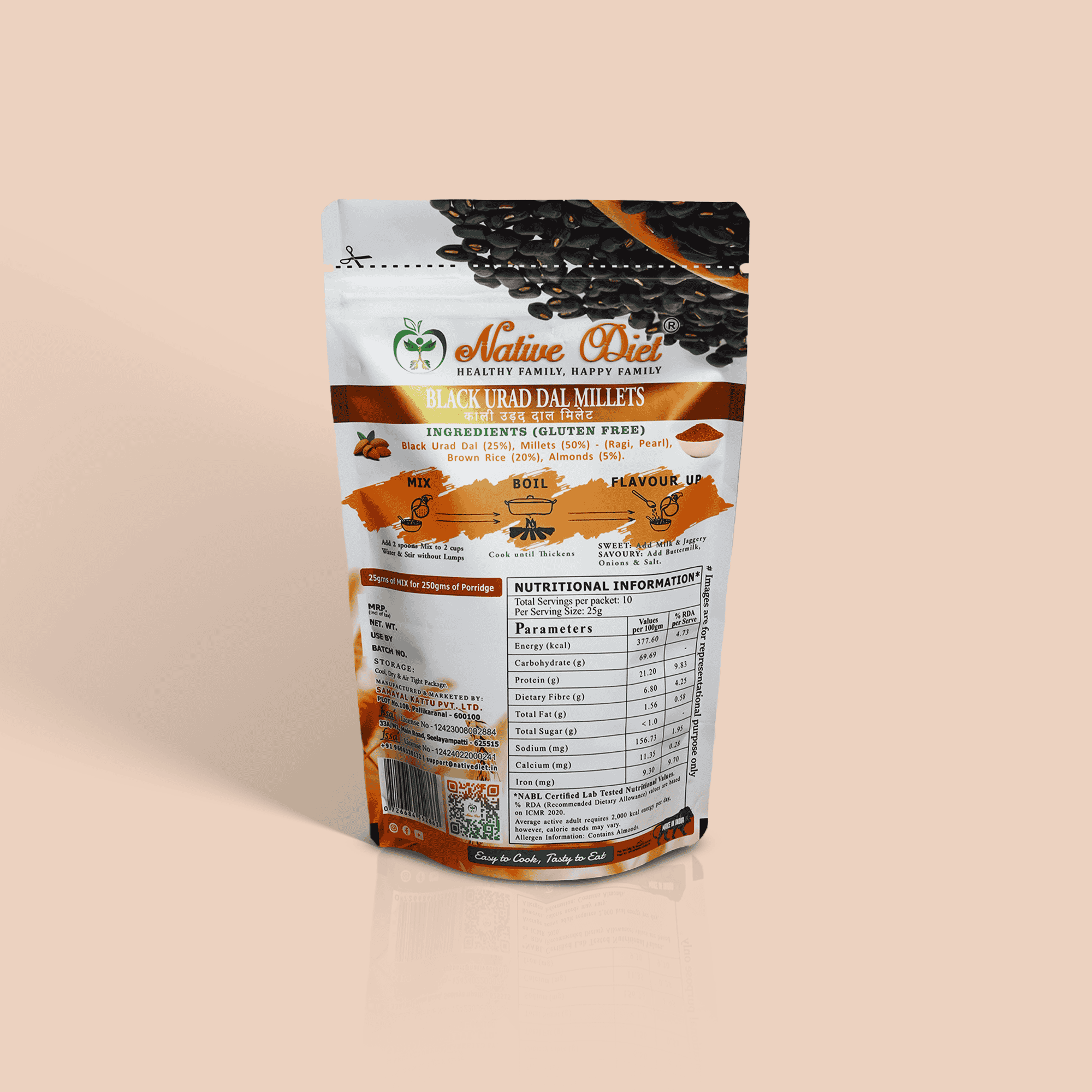 Black Urad Dal Millets
