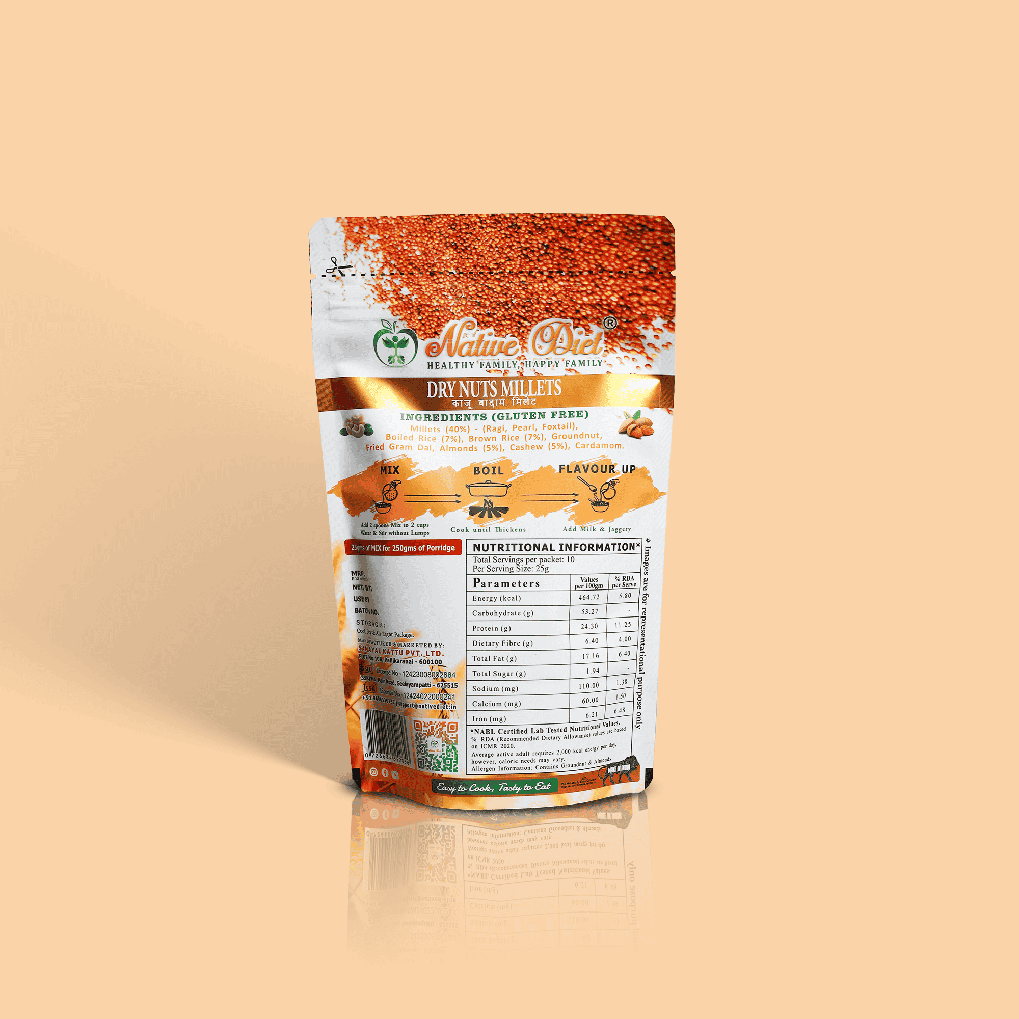 Dry Nuts Millets