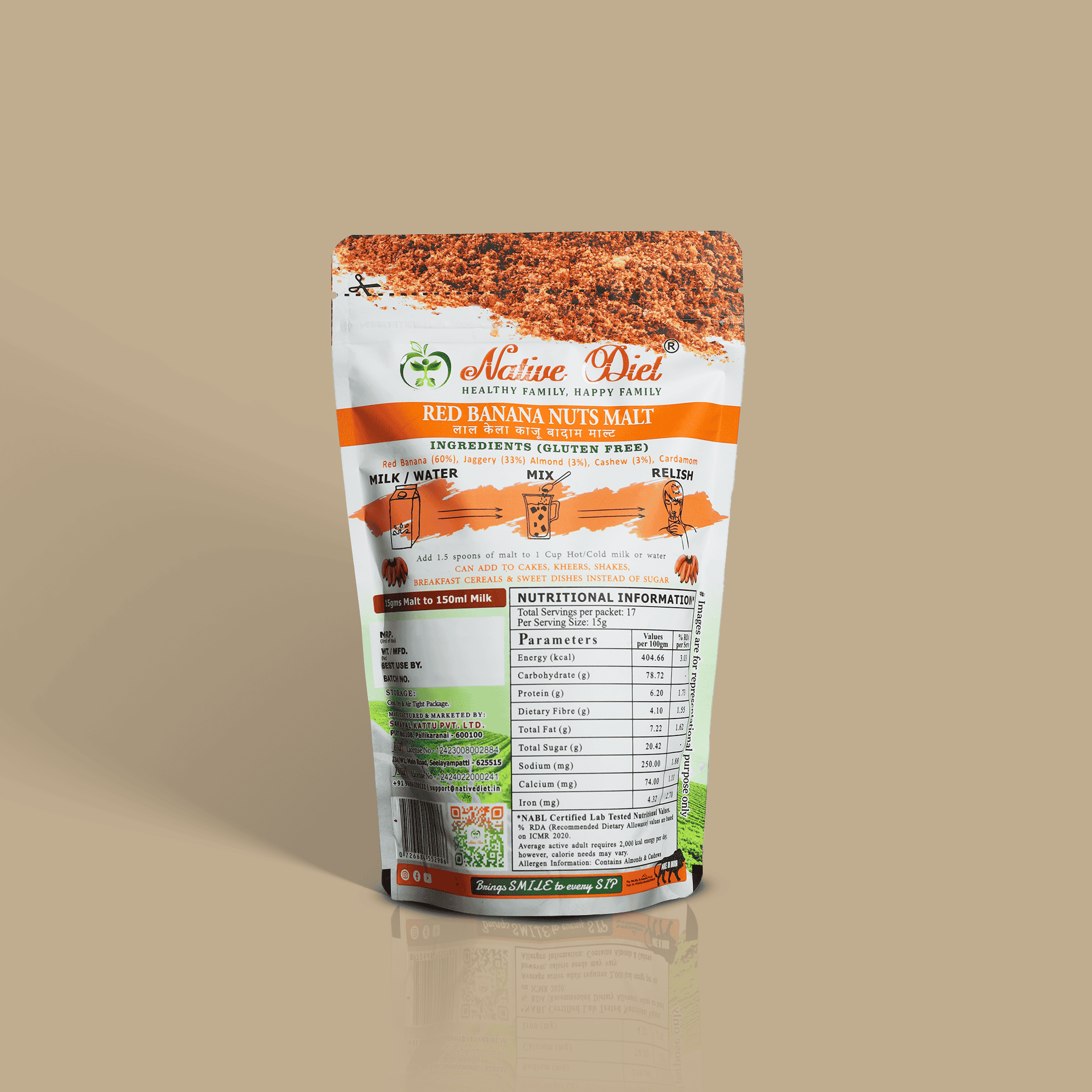 Red Banana Nuts Malt