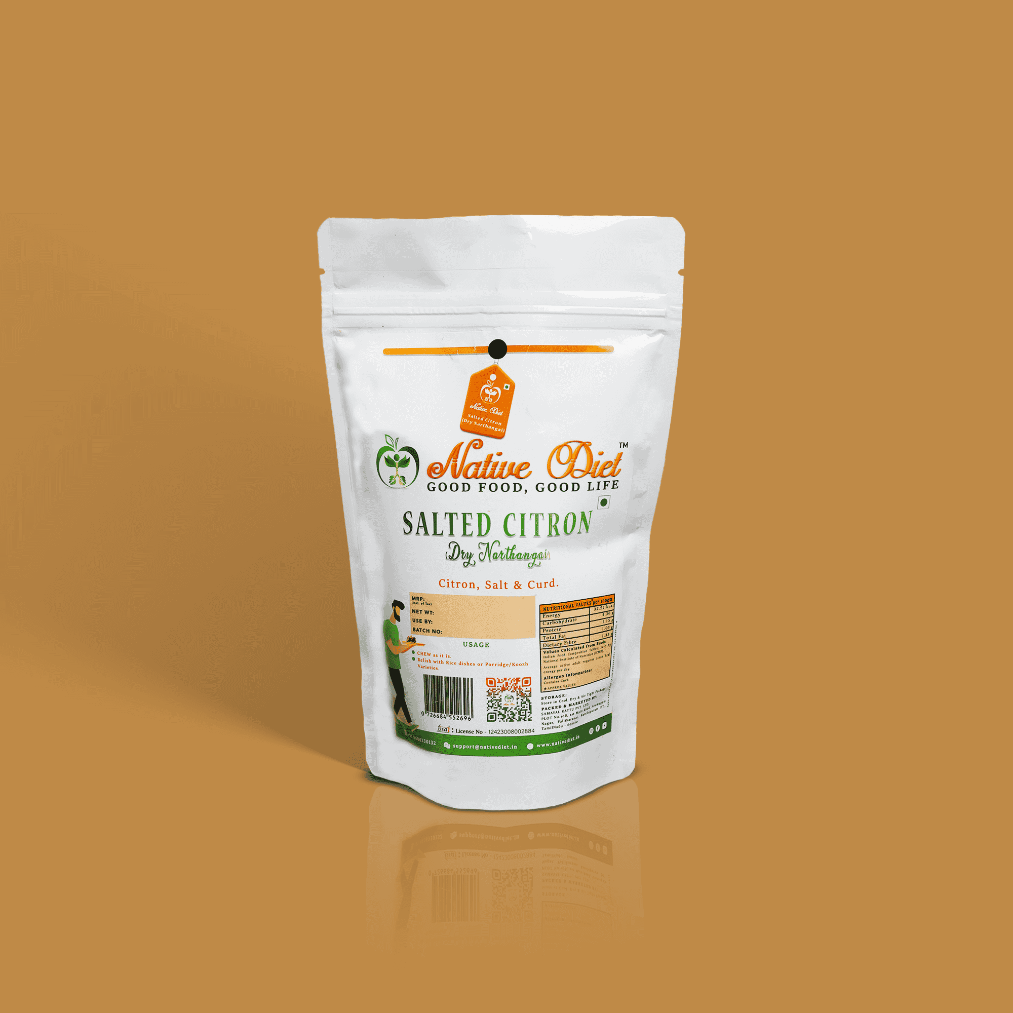 Salted Citron (Dry Narthangai)